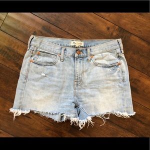 MADEWELL Denim Cutoff Shorts 26